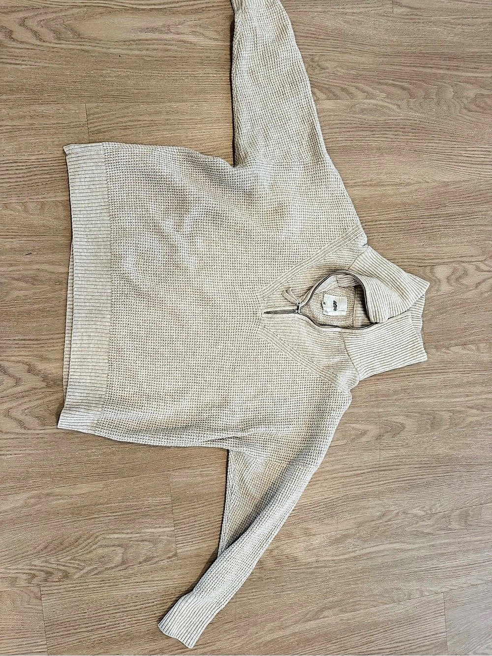aerie Knit Funnel Neck Sweater Size Small Like New